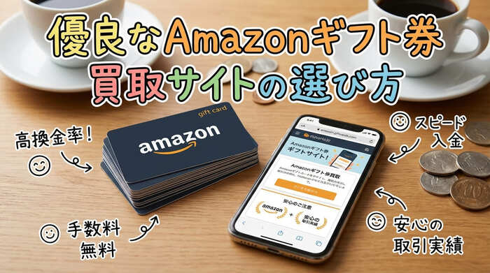 優良なAmazonギフト券買取サイトの選び方